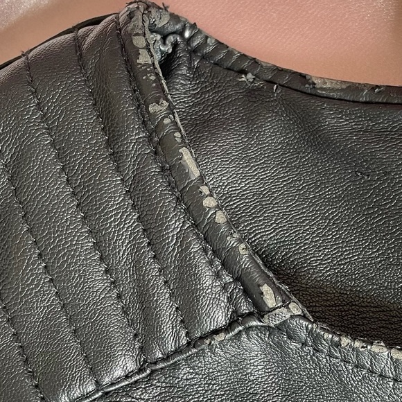 Topshop | Faux Leather Peplum Biker Jacket - Picture 10 of 12